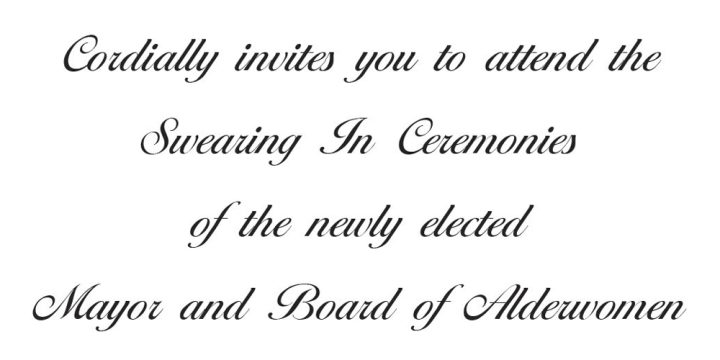Swearing In Ceremonies