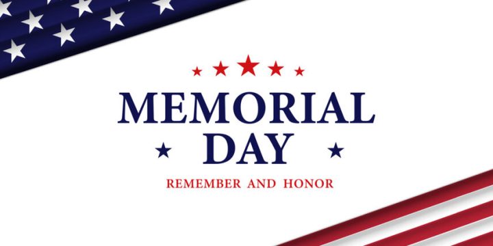 City Hall Closed for Memorial Day
